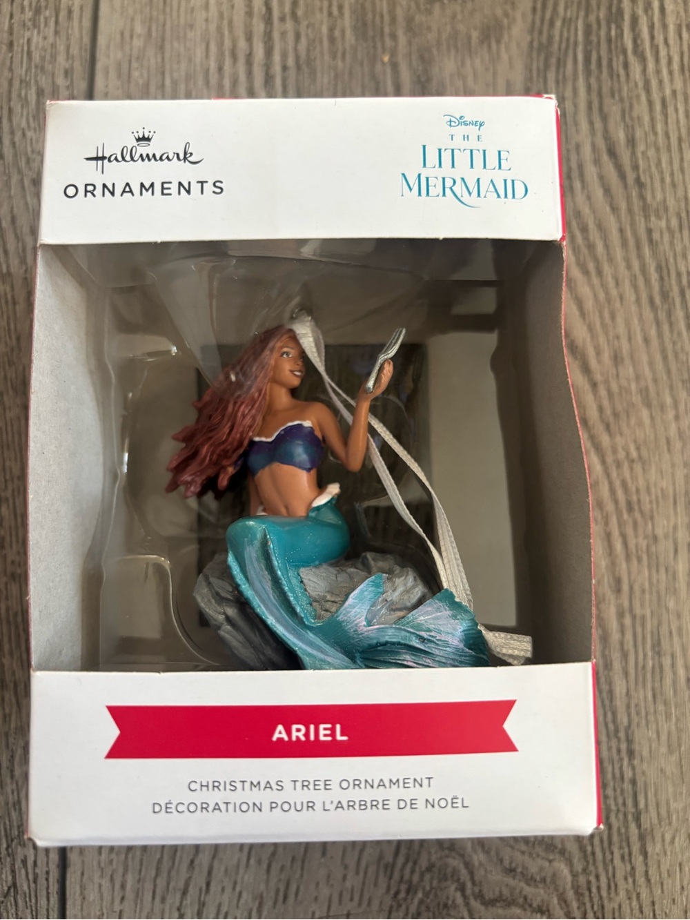 Hallmark Disney The Little Mermaid Ariel Teal Christmas Ornament